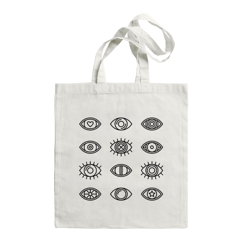 Wholesale Women Fashionable Simple Evil Eye Printed Large