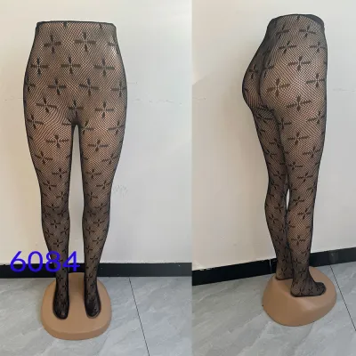 Women Fashion Sexy Heart-Shaped Rhombic Hollow Fishing Net Pantyhose