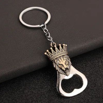 Women Creative Animal Bottle Opener Keychain Pendant Zinc Alloy Modern Simple