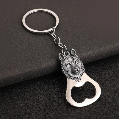 Women Creative Animal Bottle Opener Keychain Pendant Zinc Alloy Modern Simple
