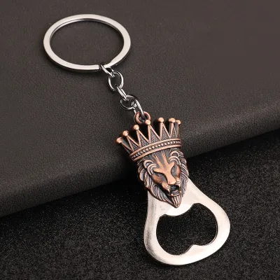 Women Creative Animal Bottle Opener Keychain Pendant Zinc Alloy Modern Simple