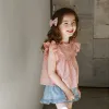 (Sj623) Full Lace Pink T-Shirt