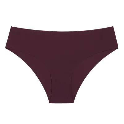 Women Ice Silk Seamless Breathable Low Waist Panties