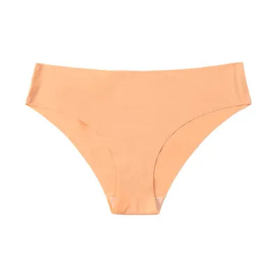 Women Ice Silk Seamless Breathable Low Waist Panties