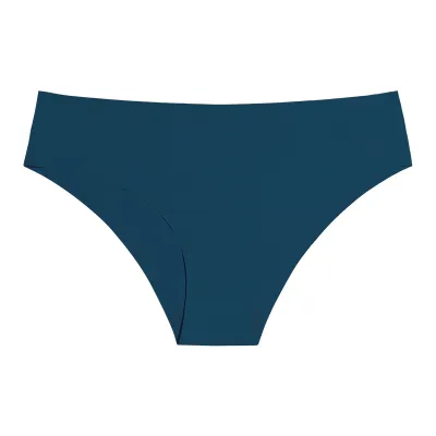 Women Ice Silk Seamless Breathable Low Waist Panties