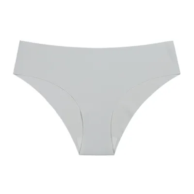 Women Ice Silk Seamless Breathable Low Waist Panties
