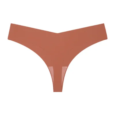 Women Ice Silk Seamless Breathable Low Waist Panties