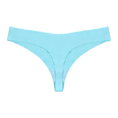 Women Ice Silk Seamless Breathable Low Waist Panties