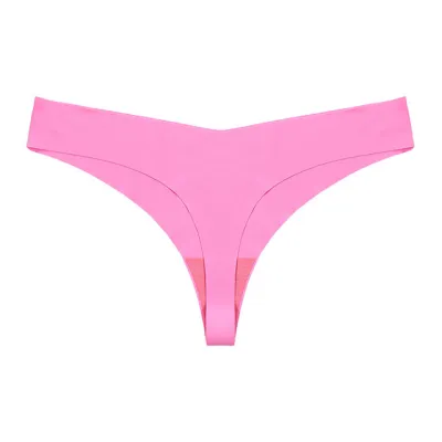 Women Ice Silk Seamless Breathable Low Waist Panties