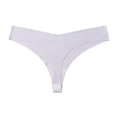 Women Ice Silk Seamless Breathable Low Waist Panties