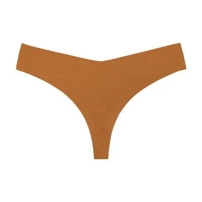 Women Ice Silk Seamless Breathable Low Waist Panties