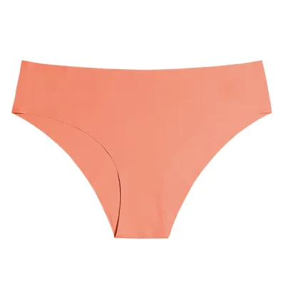 Women Ice Silk Seamless Breathable Low Waist Panties