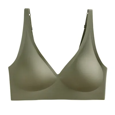 Women Casual Solid Color Push-Up Bra with 3/4 Cup