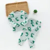 Green Dinosaur [Boneless Antibacterial] Lycra