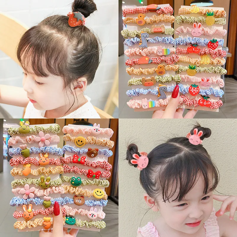 Kids Girls Cute Sweet Cartoon Flower Hair Accessories