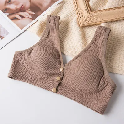 Pregnant Women Fashion Gather Anti-Sagging Breastfeeding Bra