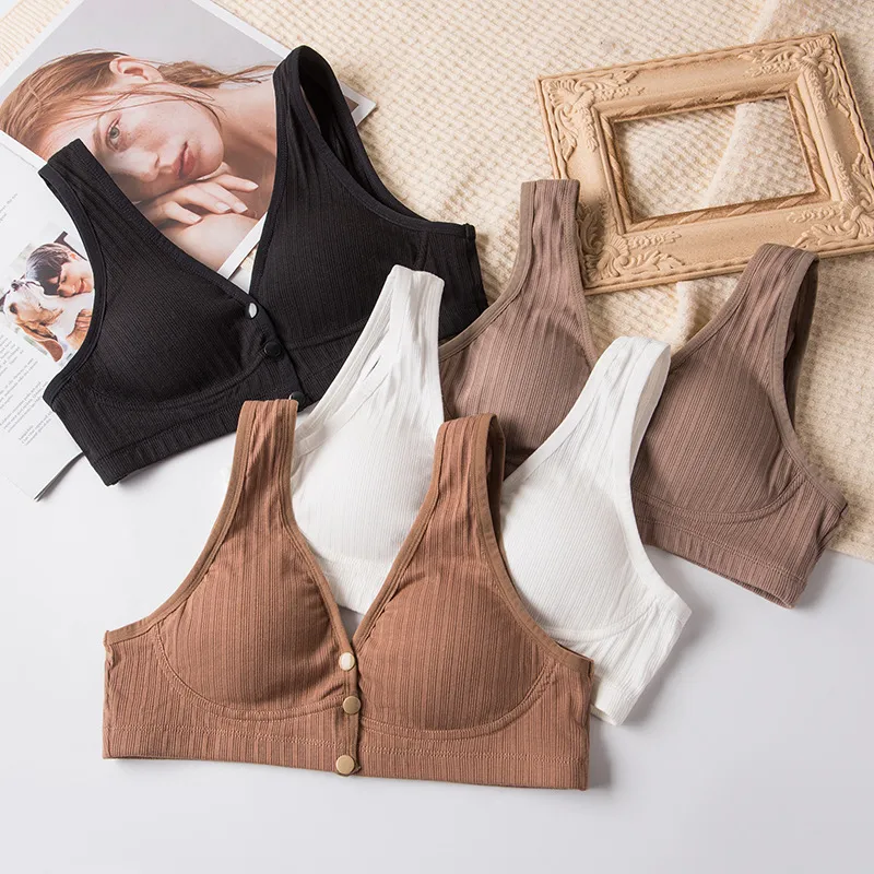 Pregnant Women Fashion Gather Anti-Sagging Breastfeeding Bra