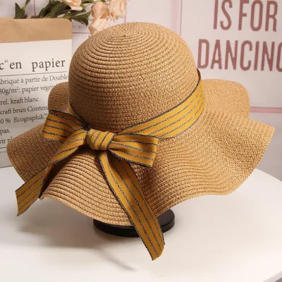 Holiday Women Casual Straw Sun Hat Dome