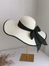 Milky White [Big Straw Hat Black Edge]]