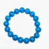 12Mm Blue Pine Stone Bracelet