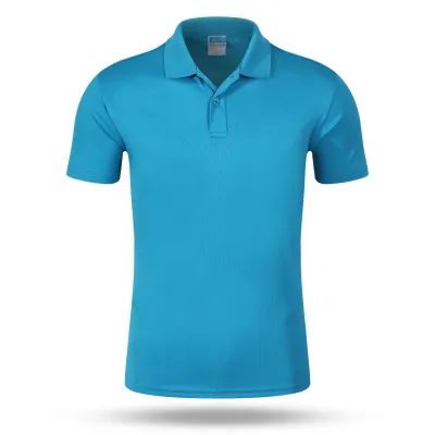 Lapel Advertising Clothes Breathable Summer Quick-Drying Polo Shirt Mesh Short Sleeve T-Shirt Logo Custom