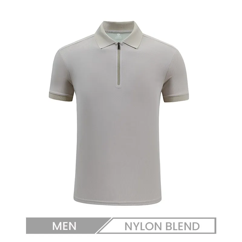 Summer Polo Shirt Lapel Short-Sleeved Men Leisure Business Quick-Drying Short-Sleeved Top Custom