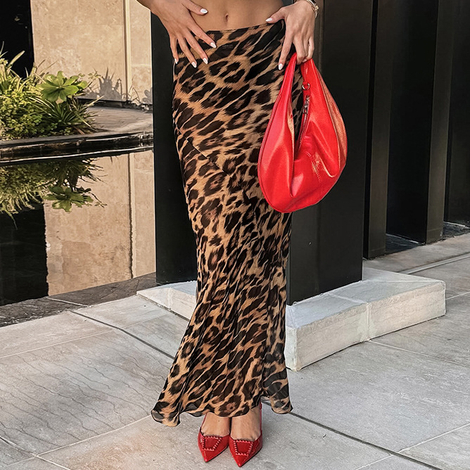 Wholesale Women Sexy Leopard Print Skirt Wholesale Women Sexy Leopard Print Skirt