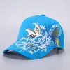 Blue Embroidered Butterfly