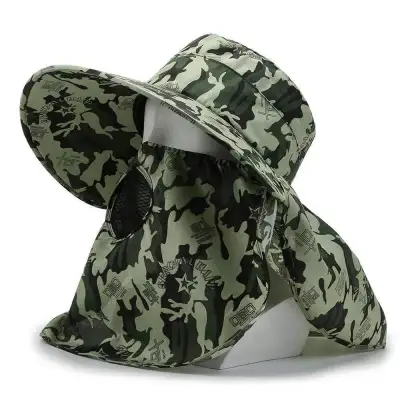 Summer Men Outdoor Mountaineering Camouflage Sun Hat