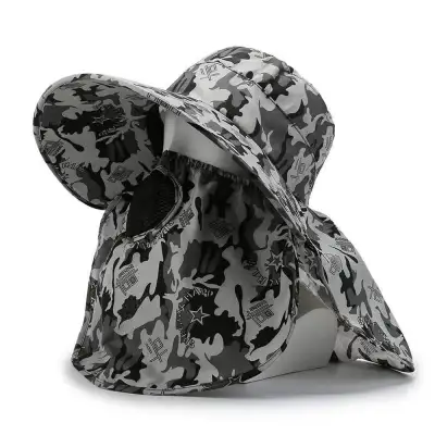 Summer Men Outdoor Mountaineering Camouflage Sun Hat