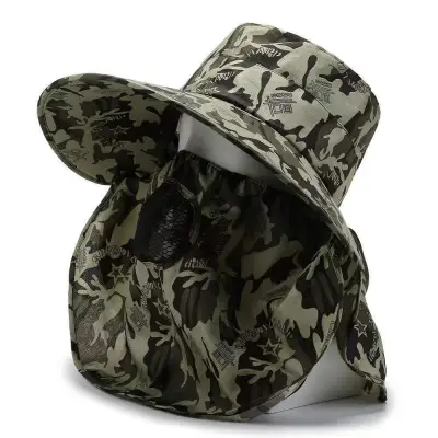Summer Men Outdoor Mountaineering Camouflage Sun Hat