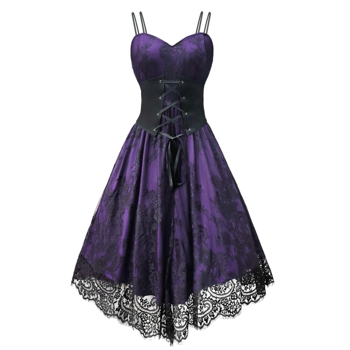 Women's Lace Stitching Sling Corset