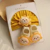 22 Yellow Lion Hat Socks