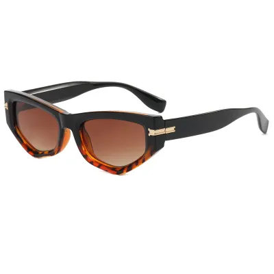 Fashion Polygonal Leopard Sunglasses for Women