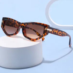 Fashion Polygonal Leopard Sunglasses for Women