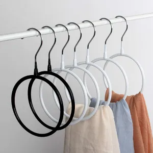 Simple Home Storage Ring Wrought Iron Hanger Hook Dip Plastic