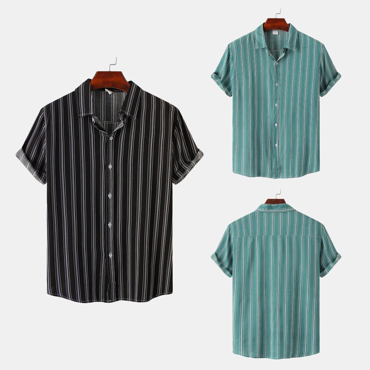 【SATIIIZ】Lapin Stripe High Density Short Sleeve T-shirt adidas Three-Stripe T-Shirt - Short Sleeve (For Big Boys) SZ