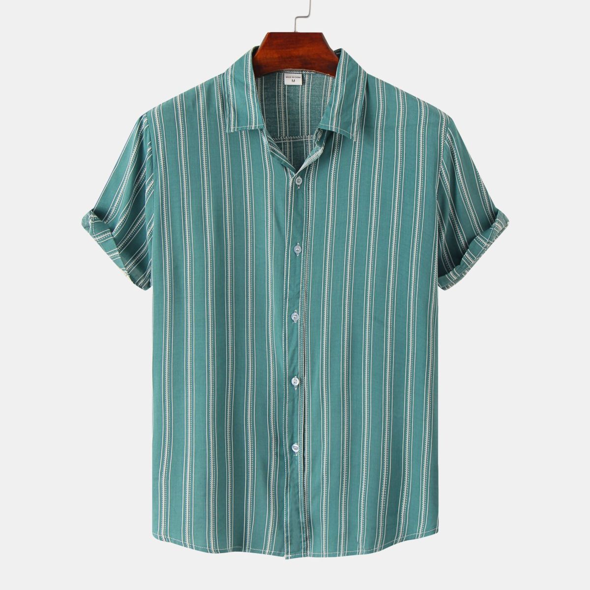 【SATIIIZ】Lapin Stripe High Density Short Sleeve T-shirt main_1.jpg