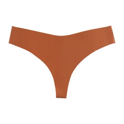 Women Low Waist Seamless Ice Silk Underwear Quick-Drying Breathable Invisible Panties