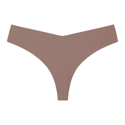 Women Low Waist Seamless Ice Silk Underwear Quick-Drying Breathable Invisible Panties