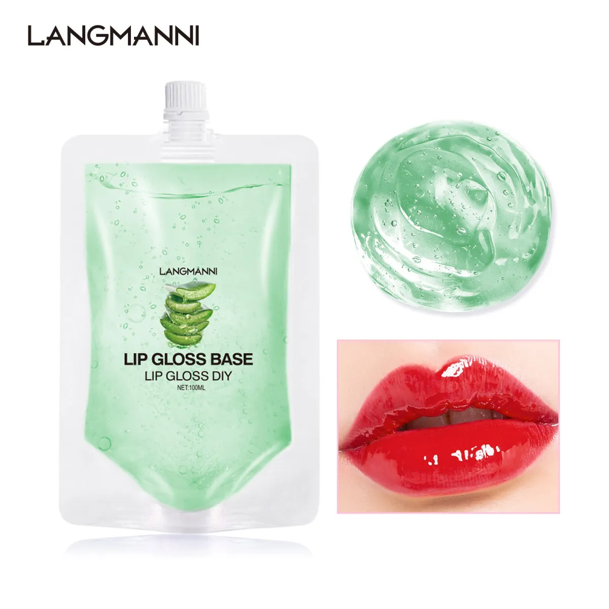Langmannnidiy Women's Transparent Moisturizing Lip Gloss
