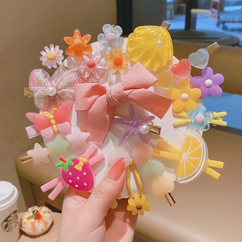 Kids Girls Star Bow Hair Accessories Children Princess Set