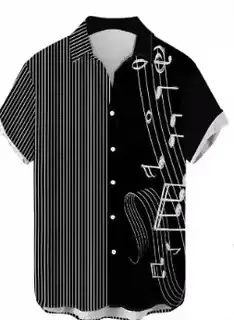 Men's Plus Size Hawaii Tiny Flower Print Short Sleeve Lapel Shirt Summer Casual Cardigan