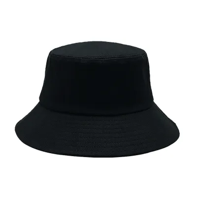 Solid Color Plus Size Sunshade Summer Men Women Big Basin Custom Bucket Hat