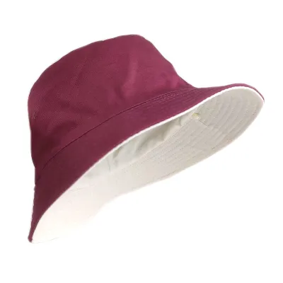 Extra Large Size Women Double-Sided Colored Big Brim Bucket Hat Custom