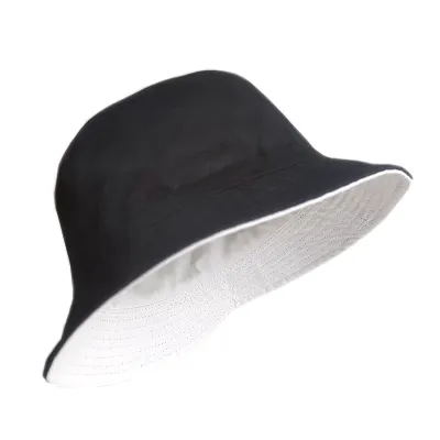 Extra Large Size Women Double-Sided Colored Big Brim Bucket Hat Custom