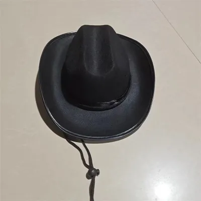 Non-Woven Fabric Styling Cap Pink White Western Kids Cowboy Hat Custom
