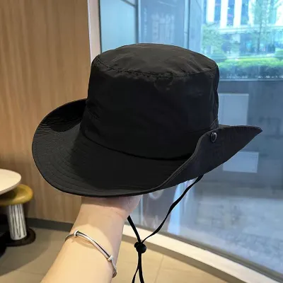 Quick Dry Hiking Women Unisex Summer Sunscreen Western Cowboy Bucket Hat Custom