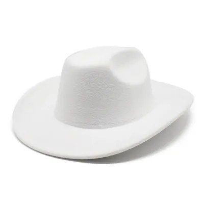 Vintage Style Unisex Men Women Riding Western Cowboy Curled Hat Custom