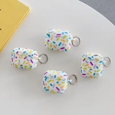 Simple Fashion Cartoon Butterfly Leopard Floral Printed Silicone Apple Bluetooth Headset Case